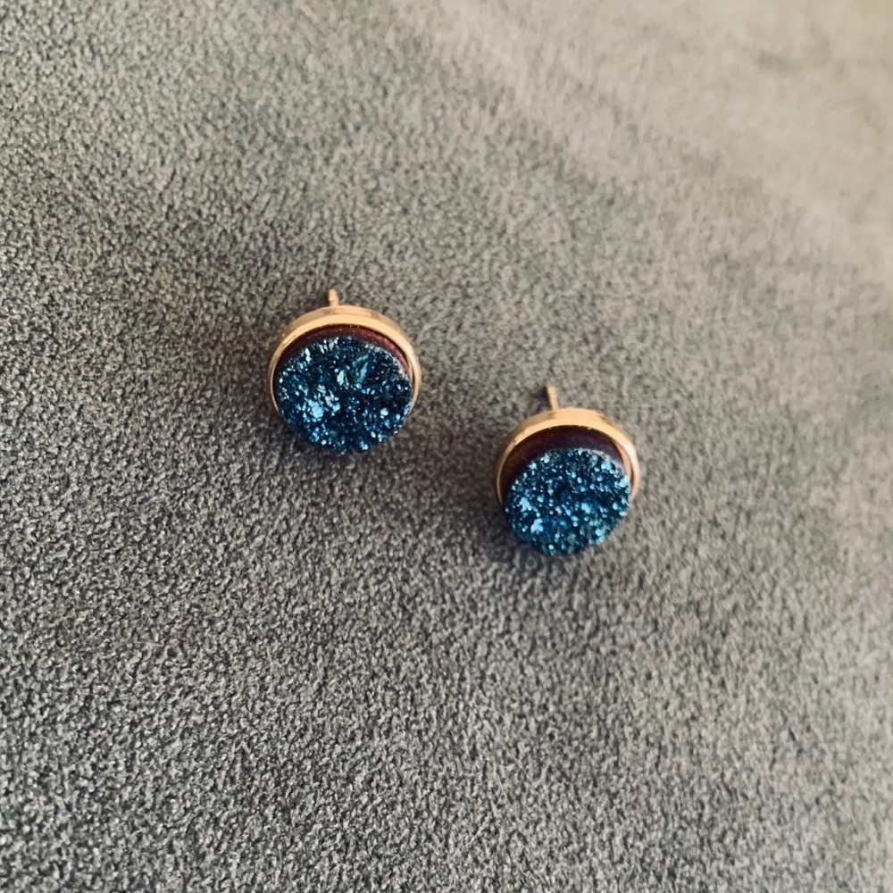 JaxKelly Blue Stone Earrings